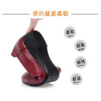 Cabeza redonda, boca ligera, color sólido, casual y versátil, zapatos individuales simples, el tacón de cuña para mujer es estable, los zapatos de abuela son cómodos y no cansados, zapatos de tacón bajo - details 1