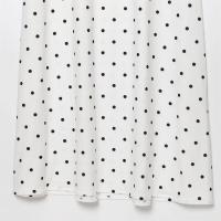Vestido sin mangas con cuello en V y espalda descubierta con lunares franceses, nueva moda de verano 2025 para mujer. - details 5