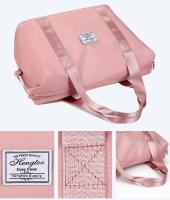 Bolsa de ropa portátil a prueba de agua, bolsa de viaje de separación en seco y húmedo, bolsa de playa, artículos de tocador grandes, soporte de maquillaje, bolsa con cremallera, almacenamiento de prendas de vestir - details 10