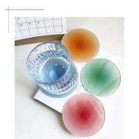 Juego de Posavasos de Acrílico Resistente a Altas Temperaturas Posavasos Transparentes Semi-Resistentes al Sol con Color de Acuario 4 Piezas - details 3