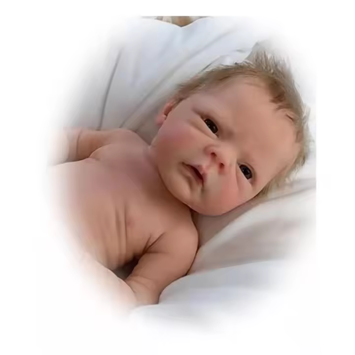 Muñeca Bebé Reborn De Silicona Y Algodón, 46cm, Niños Y Niñas - 1