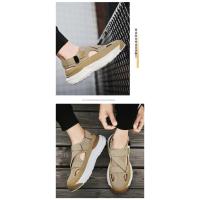 Zapatos finos transpirables para hombre, Sandalias informales a la moda, antideslizantes para exteriores, Sandalias de playa con plataforma, 2024 - details 3