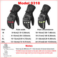 Guantes reflectantes para motocicleta, manoplas cálidas, impermeables, resistentes al viento, táctiles, para Invierno - details 0