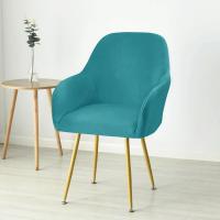 Cubierta de Silla de Comedor de Terciopelo Suave Cubierta Elástica de Spandex para Silla de Oficina, Hotel, Boda, Sala de Estar - details 27