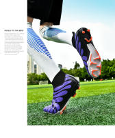Alta parte superior transpirable zapatos de fútbol hierba artificial antideslizante zapatillas - details 23