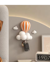 Decoración creativa de la pared del globo aerostático gancho de la Sala de estar, gancho de ropa del dormitorio sin perforación - details 1