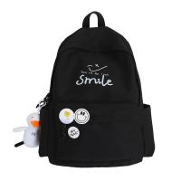 Mochilas de escuela secundaria para niñas adolescentes, color sólido, moda simple, mochila escolar ligera para estudiantes, bolsa universitaria - details 2