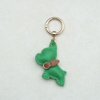 Precioso llavero de Bulldog Francés, Animal, perro, cachorro, colgador de perro de cuero PU, colgante de bolso de Bulldog de dibujos animados a la moda para mujer - details 1