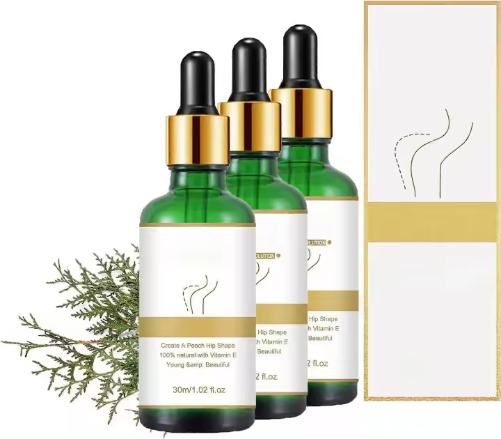 Aceite Esencial para Levantamiento de Glúteos de 30ml 3 Pcs para Levantamiento de Cadera - 1