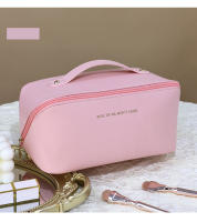Bolsa de cosméticos de gran capacidad para mujer, bolsa de aseo impermeable, almacenamiento de maquillaje, conjunto organizador de viaje portátil - details 8