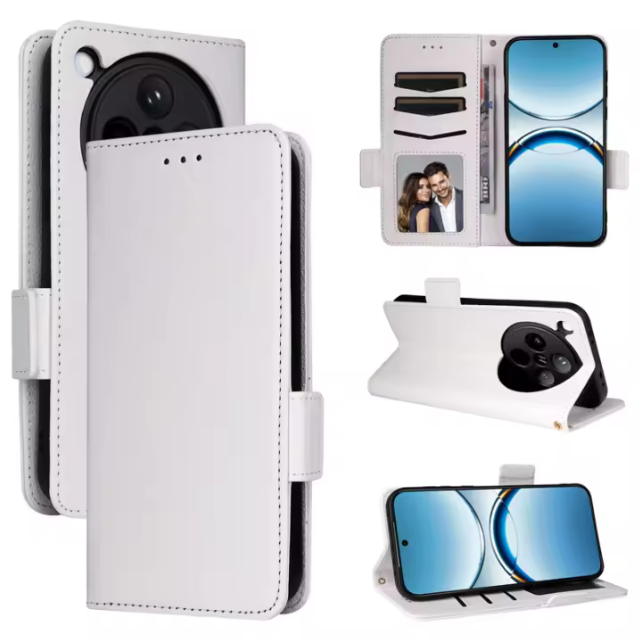 Flip para OPPO Find X8 Funda de cuero para teléfono Protección de cuerpo completo [Bloqueo RFID] Funda tipo billetera con correa de mano - 1