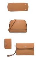 Bolso de hombro grande de las señoras, bolso de cuero de la PU, bolso, bolsos de las mujeres de moda, retro, capacidad grande, moda, inclinándose, sistema de 4 piezas - details 3