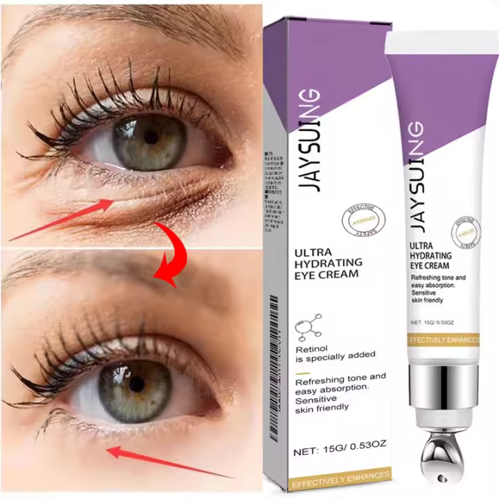 Crema de Ojos de Retinol Eliminación Inmediata de Ojeras Desvanecimiento de Líneas Finas - 1