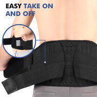 Strong Lumbar Support Belt Breathable Lower Back Compression Brace for Men Women Lifting, Herniated Disc, Sciatica, Pain Relief - details 8