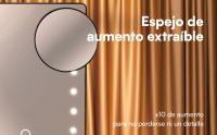Espejo maquillaje con luz LED Brillante ,Espejos para Tocador Iluminado Ajustable,Incluye Espejo Redondo Pequeño con Aumento de - details 3