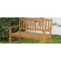 Banco de Madera para Patio Estructura Estable para 2 Personas con Banco de Asiento de Listones - details 0