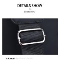 Bolso de pecho de tela Oxford para hombre, bolso cruzado multifuncional de estilo coreano, bolso de hombro deportivo ajustable de gran capacidad - details 2