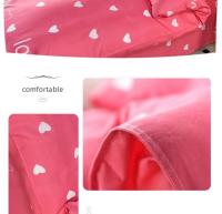 Cubierta de Edredón Floral Engrosada Tamaño Completo Queen Doble Individual con Borlas Rosa Flores Tapado para Cama Doble Sin Funda de Almohada y Sábana - details 9