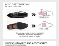 Zapatos formales de cuero para boda, clásicos, a la moda, para hombre, vestido de fiesta de oficina, zapatos para hombre - details 4