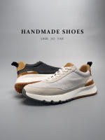 Zapatos hechos a mano de cuero genuino de moda auténtica de cuero de vaca transpirable zapatos de hombre - details 30