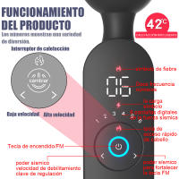 Vibrador AV Mágico Inteligente para Mujeres Estimulador de Clítoris y G Spot Massajeador de Pezón Juguetes Sexuales para Adultos Marca OOEEY - details 12