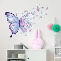 Pegatinas De Pared Con Mariposas De Acuarela Para Decoración De Habitaciones Infantiles Y Dormitorios Estilo Clásico PVC Colorido Decoración Para Sala De Estar Y Dormitorio De Bebé - details 3