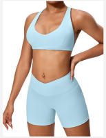 Sujetador deportivo de verano Pure Desire de baja intensidad con almohadillas para el pecho, hermoso top de yoga y entrenamiento físico - details 13