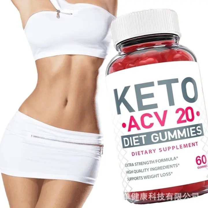 Slim Detox Pérdida de Peso Sidra de Manzana Fit Keto ACV 20 Gomitas - 1