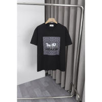 Nueva colección de verano con logotipo impreso frontal, camiseta deportiva de algodón puro con cuello redondo para hombre, camisa informal de estilo básico para pareja - details 0