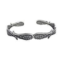 Pulseras para Hombre Ajustable con Alas de Ángel, Diseño de Plumas Retro Europeo, Joyería Masculina Moderna, Regalos para Hombre 2025 - details 3