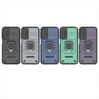 Funda protectora de cámara deslizante para Samsung GALAXY M34 5G, carcasa trasera con soporte de anillo magnético, 2023 M, 34 - details 0