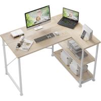 Mesa Ordenadora L Almacenamiento de Escritorio de Esquina con Estante Reversible - details 2