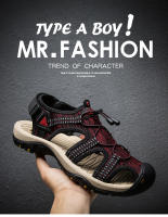 Sandalias transpirables de verano para hombre, zapatos de playa antideslizantes de secado rápido para exteriores, cómodas sandalias de ocio para senderismo, escalada y pesca - details 2