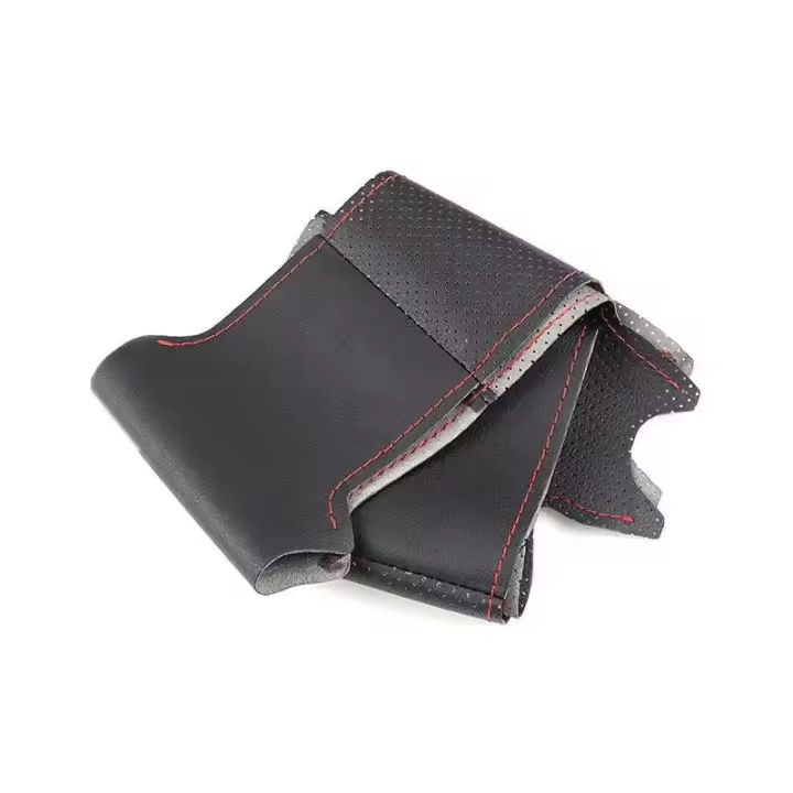 Cubierta de Cuero de Brazo de Volante con Tirantes Renault Megane, Samsung SM3, Kangoo 2, Fluence (Ze), Nissan NV250 Accesorios de Volante de Motores - 1