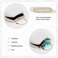 Bolso de mano de cena de perlas para mujer, bolso de mano con cuentas de cristal, adecuado para bodas, novias, fiestas, bailes - details 9