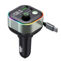 Transmisor FM Bluetooth 5,4, modulador de Radio manos libres para coche, reproductor MP3 con adaptador de carga súper rápida USB para coche - details 4