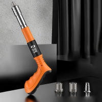 Pistola de Aire Manual Ajustable Silenciador Herramienta de Sujeción de Clavos de Concreto Operación de Un Solo Mano Fijador de Pared para el Hogar - details 0