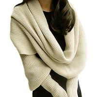 Buñada de invierno para mujer Cálida con capa de manga Ideal para regalos de Navidad y Día de Acción de Gracias - details 10