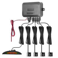 Kit de Sensor de estacionamiento con 4 Radar LED, pantalla Digital precisa de alarma de distancia de obstáculos, Kit Parktronic, Detector de Radar de marcha atrás - details 2