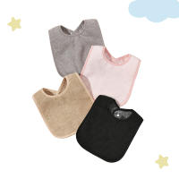 4 Uds./3 uds. Baberos para alimentar a bebés y niños, toalla impermeable de Color sólido, pañuelos para niños, paños para eructar - details 8
