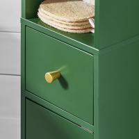 Mueble de Baño de Alto Estante Estanterías con 2 Puertas y Cajón Blanco Tamaño 20x20x180cm - details 108