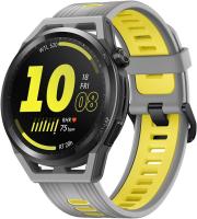 Caliente HUAWEI Watch GT Runner 4GB RUN-B19 Correa de silicona suave de fibra de polímero duradera GNSS de cinco sistemas de doble banda - Gris - details 0