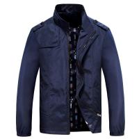 Chaquetas informales con cuello alto para hombre, abrigos de otoño - details 5