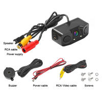Kit de Sensor de estacionamiento 3 en 1, sistema de pantalla LED Parktronic Visible, Monitor de respaldo, cámara de marcha atrás, alarma de Radar de marcha atrás - details 3