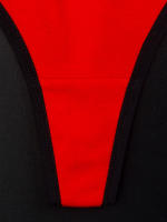 Tanga de algodón 100% para mujer y niña, ropa interior con cinturón y Letras a la moda - details 4