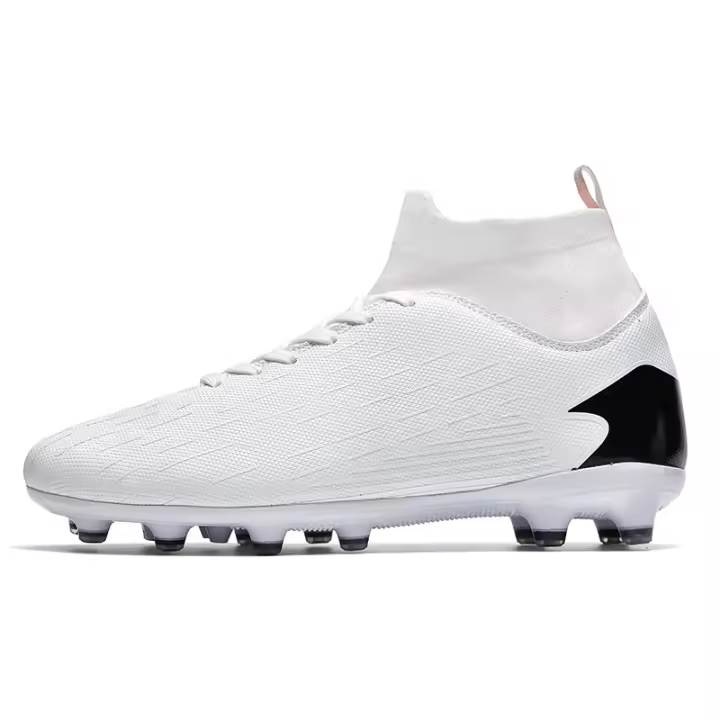 Zapatos de fútbol de césped artificial antideslizantes con parte superior alta y transpirable - 1