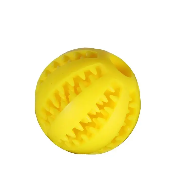 Juguete Masticable de Goma Natural para Mascotas Bola Interactiva de Elasticidad Extra Dura 5cm - 1