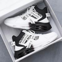 Zapatillas de deporte unisex de moda, zapatos de calle casuales con cordones de caña media, calzado deportivo de viaje antideslizante, zapatos deportivos ligeros y versátiles de caña alta para hombres y mujeres - details 1