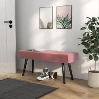 Taburete de Cama Multifuncional Moderno Banco de Acero con Cojín 120kg de Carga - details 8