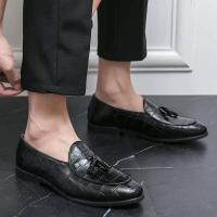 Los zapatos de vestir de cuero italianos del estilo que camina de los hombres más vendidos 2023 y los zapatos casuales del banquete de boda de Oxford - details 8